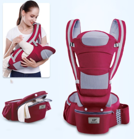 Factory Cheap Price Best organic cotton Lumbar Support hipseat baby front pack carrier