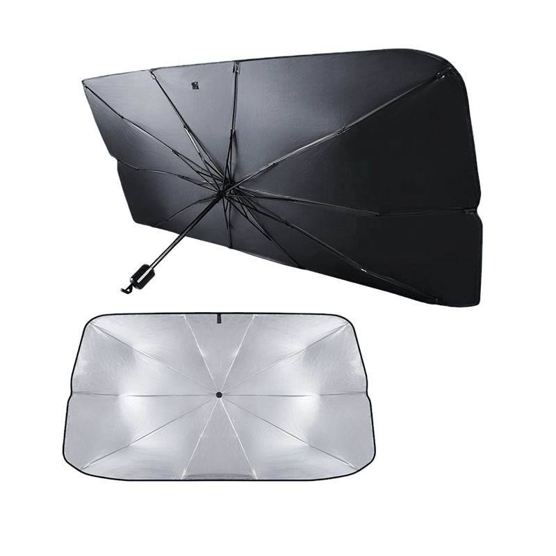 Anti-UV Car Umbrella Cover Portable Folded Sun-Proof car cover For Automobile Internal