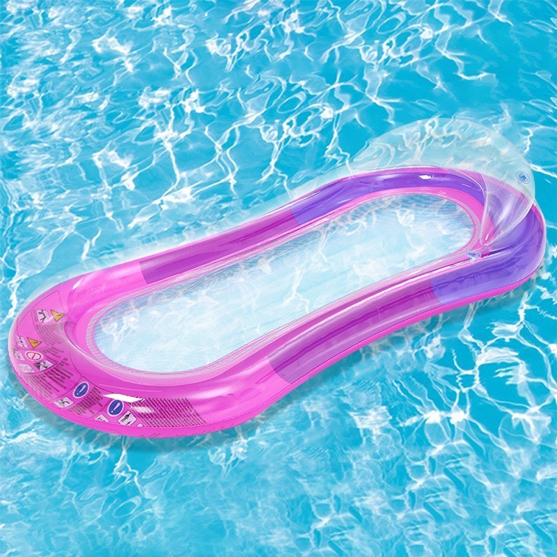 Eco-friendly PVC Portable Foldable Floating Lounger Chair Inflatable Hammock Swimming Pool Hammock