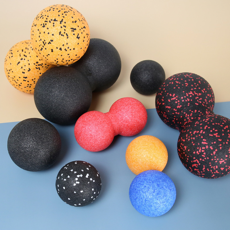 OEM High Density Mini Peanut Back Training Fitness Ball EPP Massage Ball For Home Exercise