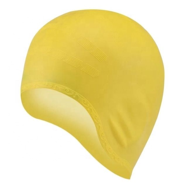 Top Quality Men Women Waterproof Swimming Pool Cap Protect Ears Long Hair Large Silicone Diving Hat