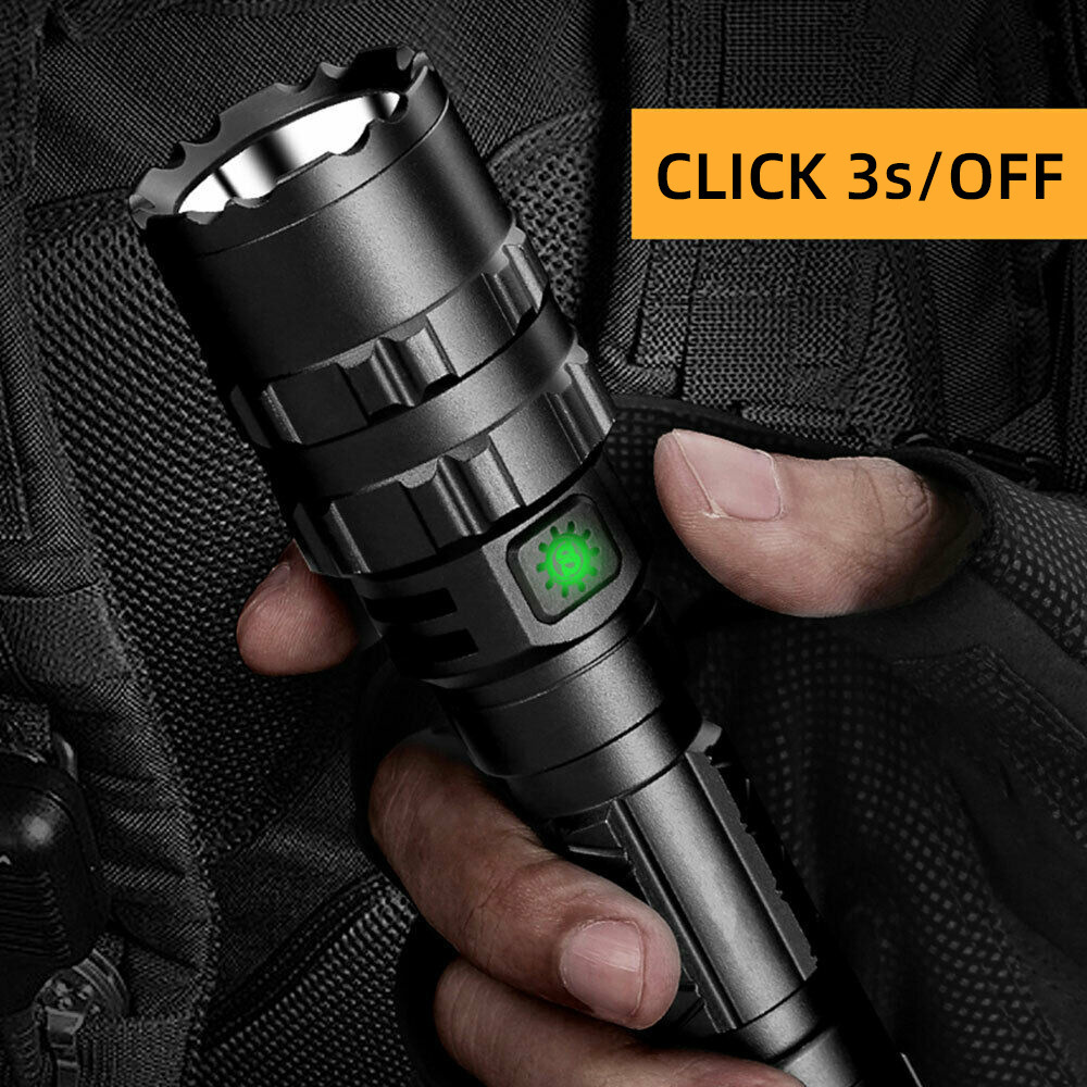 New Design Waterproof Attack Head taschenlampe led torch light Rechargeable Tactical linterna de Led Flashlight