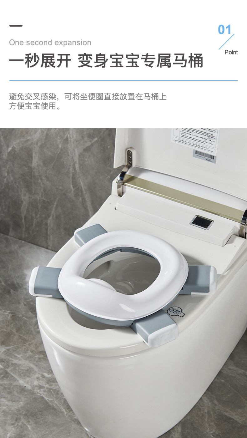 Baby Outdoor Portable Toilet Baby Car Emergency Mobile Toilet Portable Child Folding Toilet