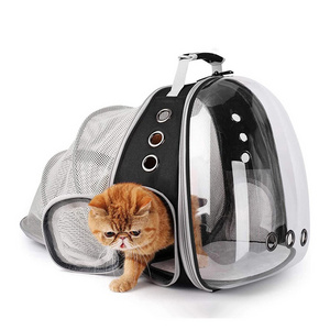 Wholesale Travel Hiking Portable Transparent Large Space Capsule Pets Dogs Cat Bag Pet Carrier Backpack