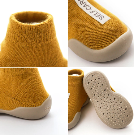 First Anti Slip Shoe for Unisex Babies Girls Boys Baby Knitting Boot First Step Soft Sole Toddler Shoes Toddler