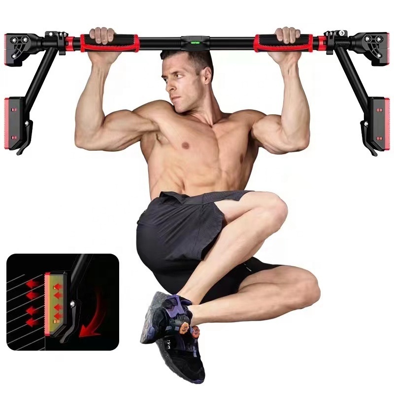 Heavy Duty Doorway Chin Pull Up Bar Sport Exercise Fitness Gym Home Door Wall Mounted Gym Bar