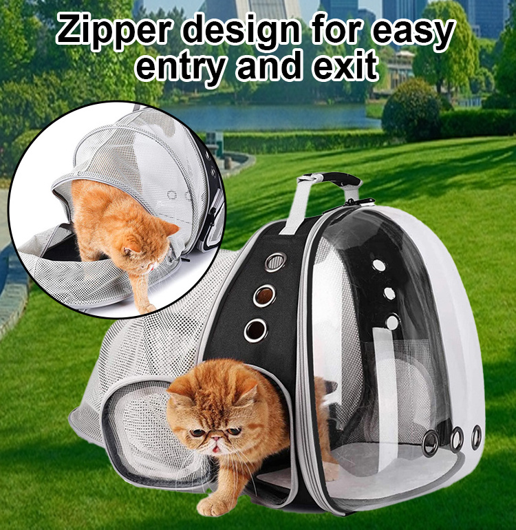 Wholesale Travel Hiking Portable Transparent Large Space Capsule Pets Dogs Cat Bag Pet Carrier Backpack