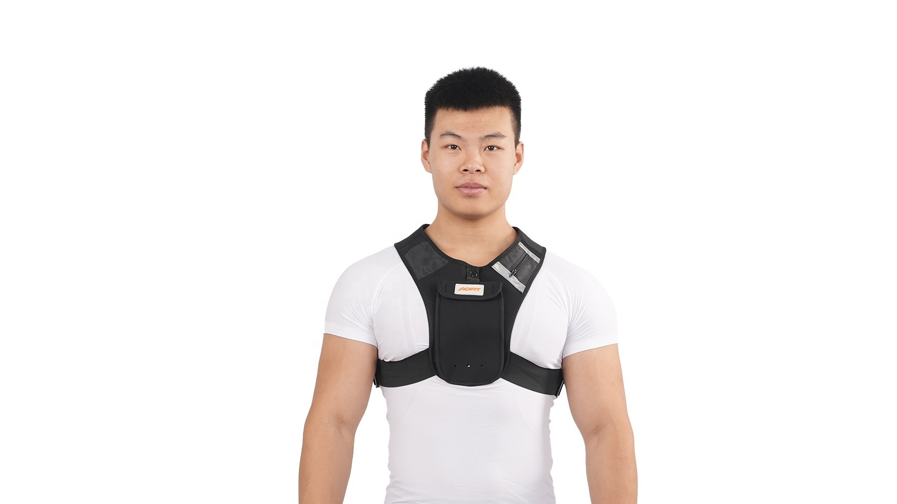 Customized Orthopedic Back Posture Corrector shoulder correction strap vest with phone pocket