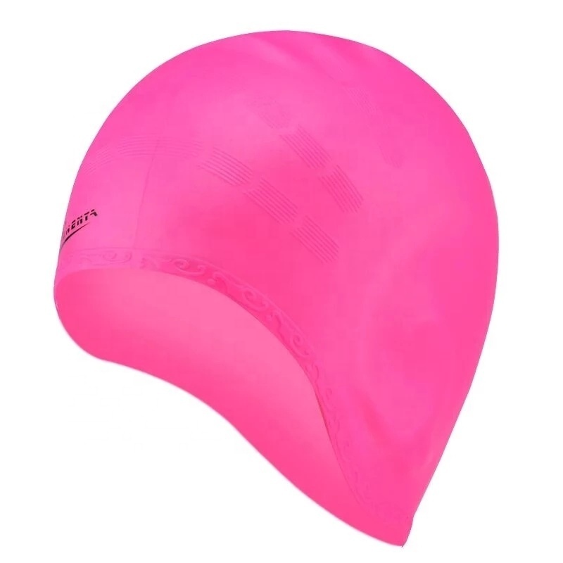 Top Quality Men Women Waterproof Swimming Pool Cap Protect Ears Long Hair Large Silicone Diving Hat