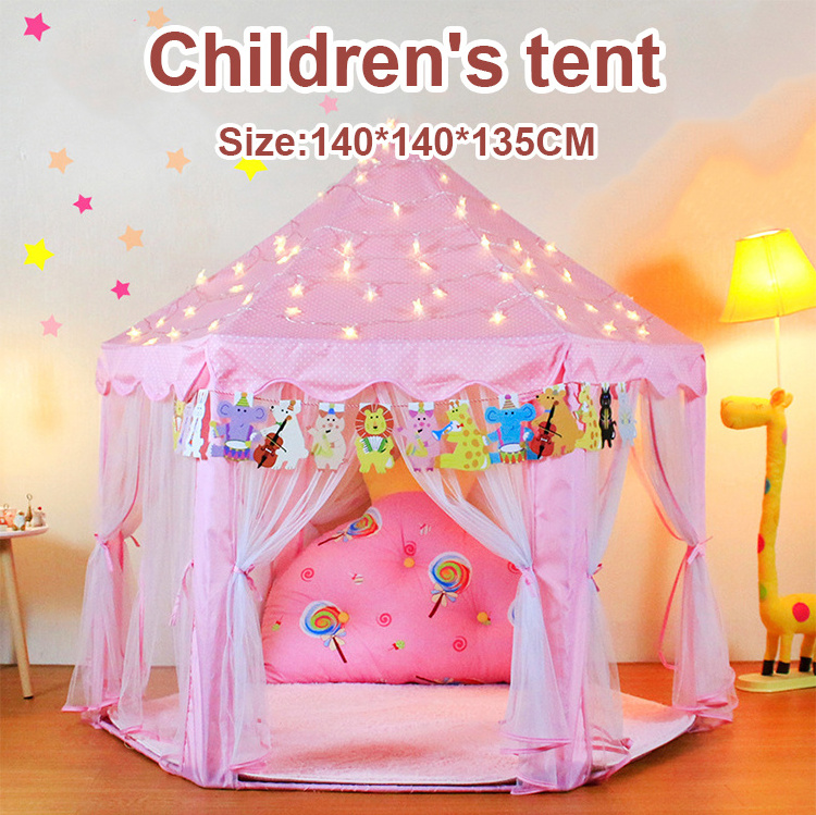 Outdoor summer mesh coloring sleepover play castle toddler sleep playhouse children kids tent house