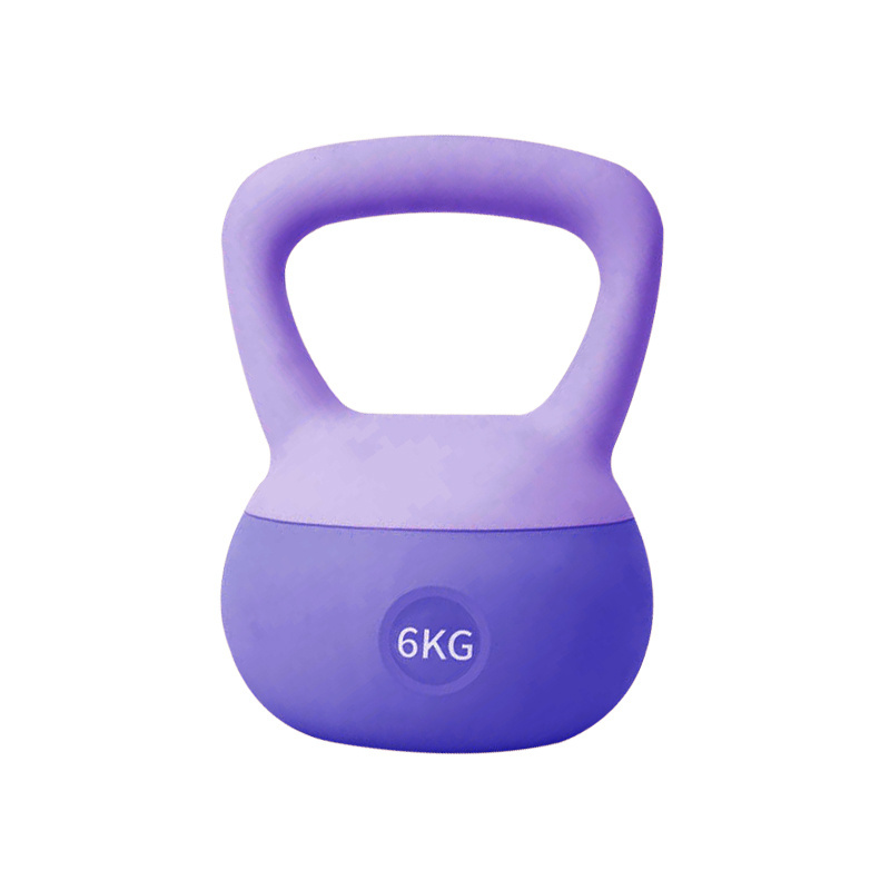 Stock Pink Color Soft Kettle Bell 8kg Weight Strength Training Soft Kettle Bell Set