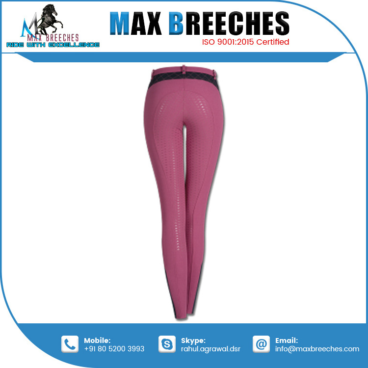 high quality equestrian breeches silicon knee patch breeches with whole saddles Riding Breeches New Design Customized Horse Rid