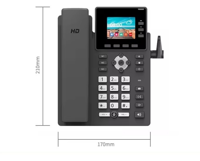 MaxComm 4G VOIP IP phone for enterprise business meeting suitable for mobile office occasions