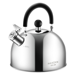 Maxcook  1.5L/2L/3L  Arabic Hot Sale Stainless Steel  Whistling Kettle Customized  Kitchen Metal Tea Pot  Tea Kettle