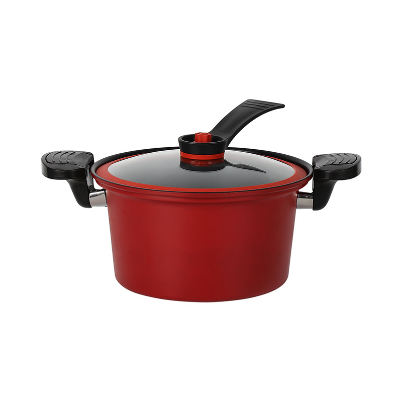 Multifunction 22&26cm Non-stick Pressure Cookers Cooking Pot Soup Pot Fine Iron Micro Pressure Cookers