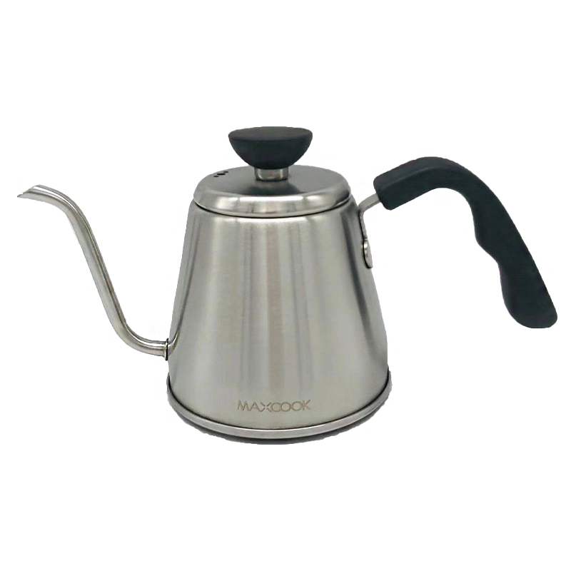 Maxcook 2024 New Product Coffee Kettle Coffee Pot 0.7L/1L/1.2L Stainless Steel Kettle With Temperature Goose neck Design