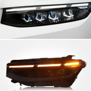 Car Headlight For Geely Preface 2021-2023 LED Matrix Laser Lens Daytime Light Signal Lights 8 Low Beam 8 High Beam Headlights