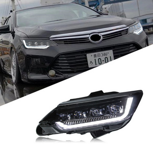 Car Lights LED Front Headlamp For Toyota Camry 2015-2017 Crystal Headlights LED Lens Signal Lights