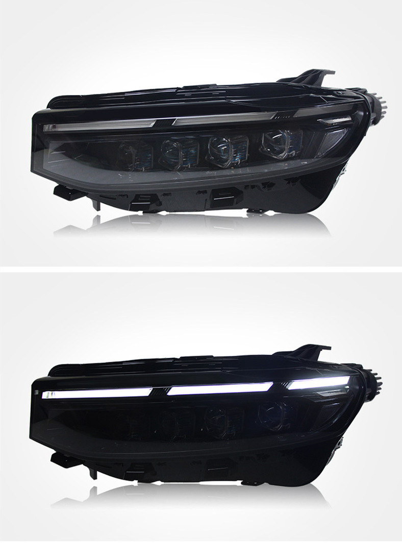 Car Headlight For Geely Preface 2021-2023 LED Matrix Laser Lens Daytime Light Signal Lights 8 Low Beam 8 High Beam Headlights