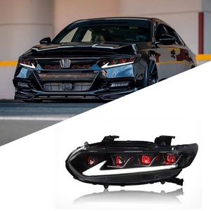 LED Lens Headlights For Honda Accord G10 2018-2021 Upgrade Car Front Running Lights High Beam Signal Headlamp