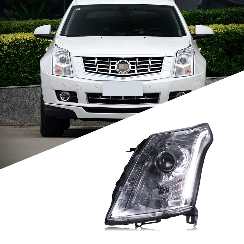 Car Headlights Upgrade For Cadillac SRX 2010-2015 Modified High Configuration LED Projector Lens Headlight Driving Light