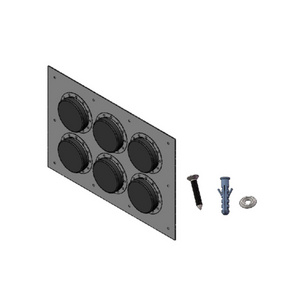 Six boot cable entry panels includes boot assemblies