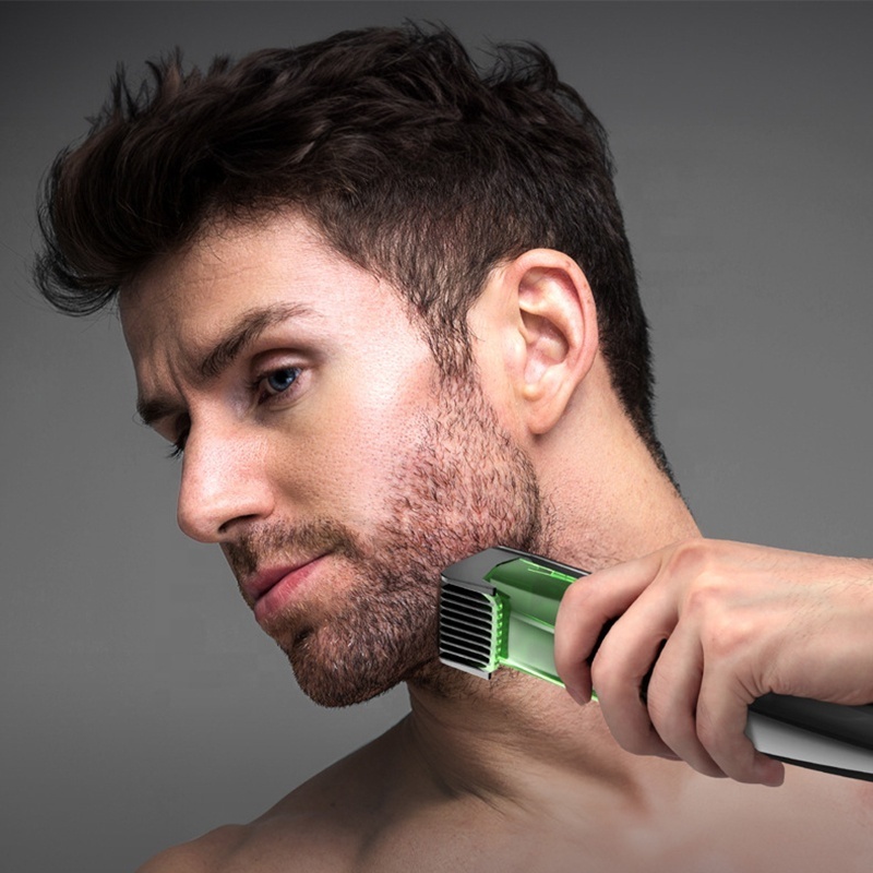 Mens Beard Shaver Groin & Body Grooming Trimmer Professional Cordless Hair Clipper with Vacuum Cleaner