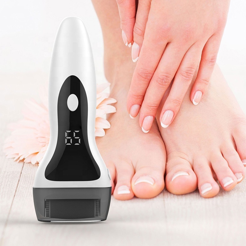 Rechargeable Foot File Electronic Foot Callus Remover Machine with LCD Displayer Dead Skin Removal Foot Grinder