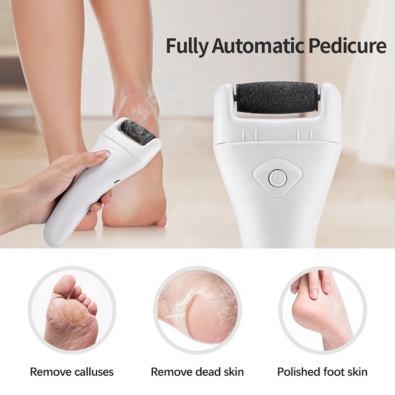 Professional Pedicure Products Waterproof Foot Scrubber File Electric Foot Callus Remover Machine