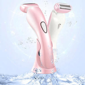 Electric Razor for Women Lady Shaver Body Hair Remover for Legs and Underarms Bikini Trimmer Wet and Dry with LED Light