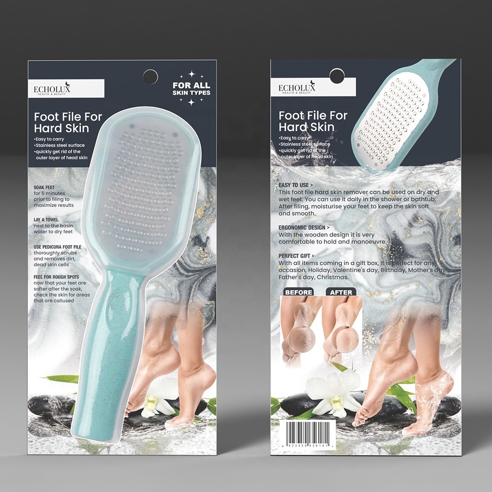 Beauty Care Heel Protectors Professional Pedicure Dead Skin Stainless Steel Callus Remover Foot File