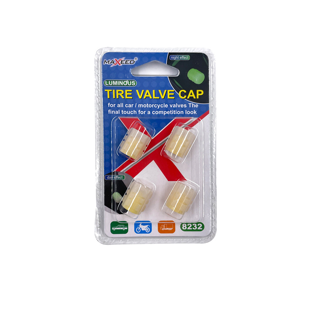 European Standards luminous tire valve cap car tire valve cap glow fluorescent tire valve cap