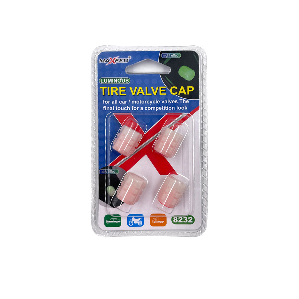 European Standards luminous tire valve cap car tire valve cap glow fluorescent tire valve cap