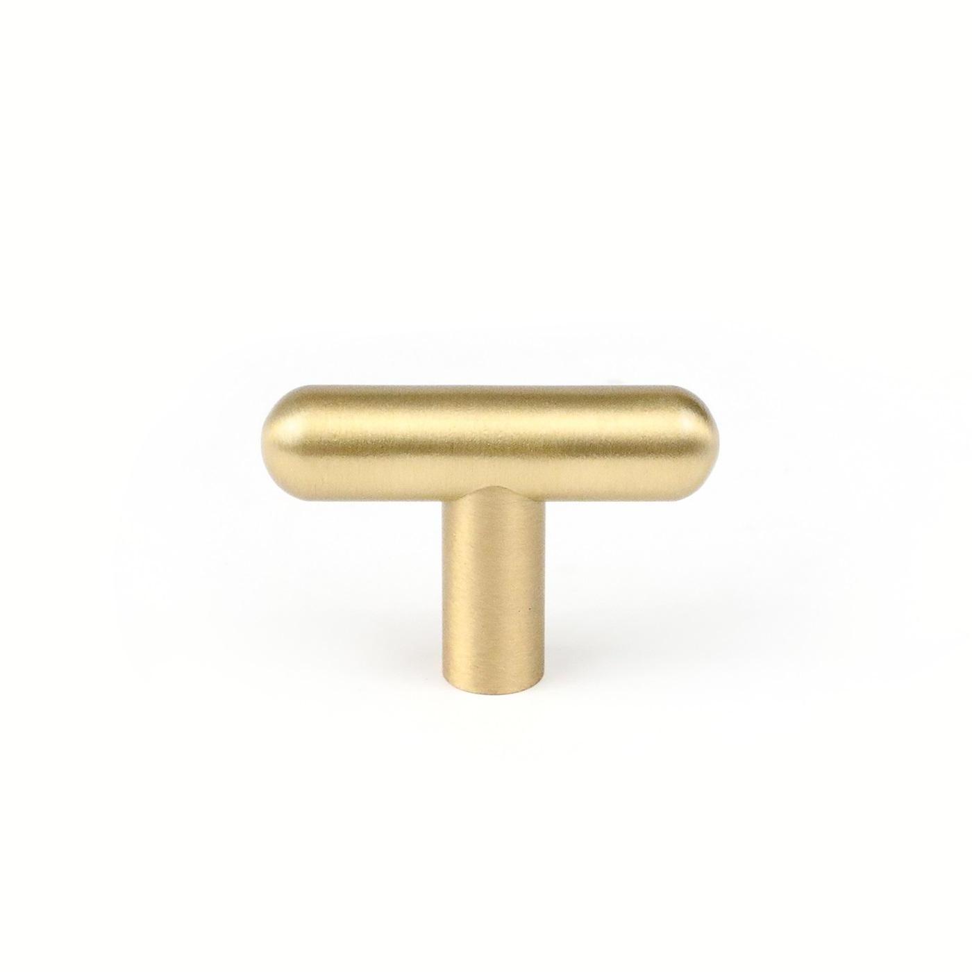 Maxery Modern Luxury Solid Brass Cabinet Pull Handle Like Capsule Furniture Handle for Home Decor