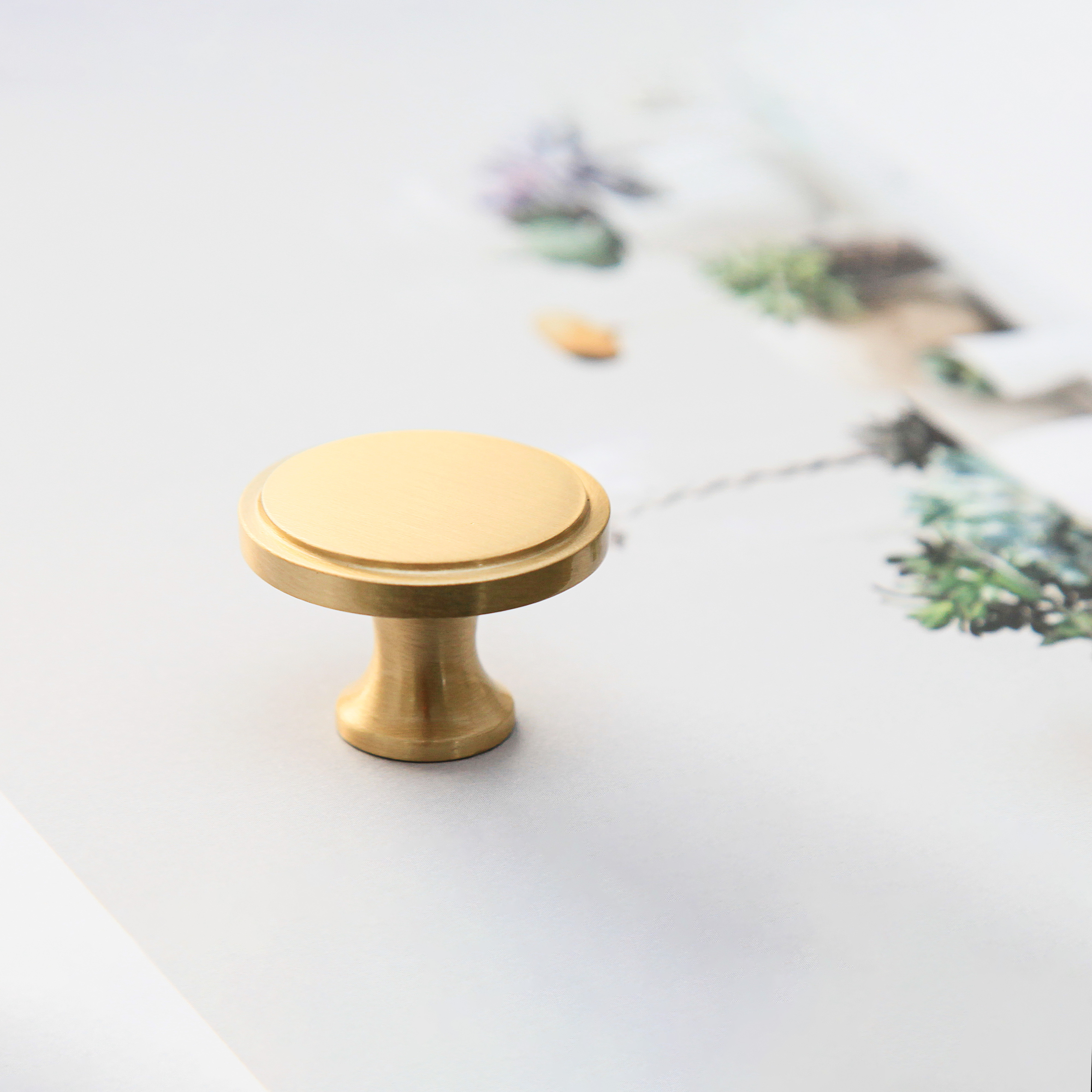 Maxery  Brushed Brass Cabinet Knobs Gold Drawer Knobs for Cabinet and Dresser Drawers Gold Cabinet Hardware