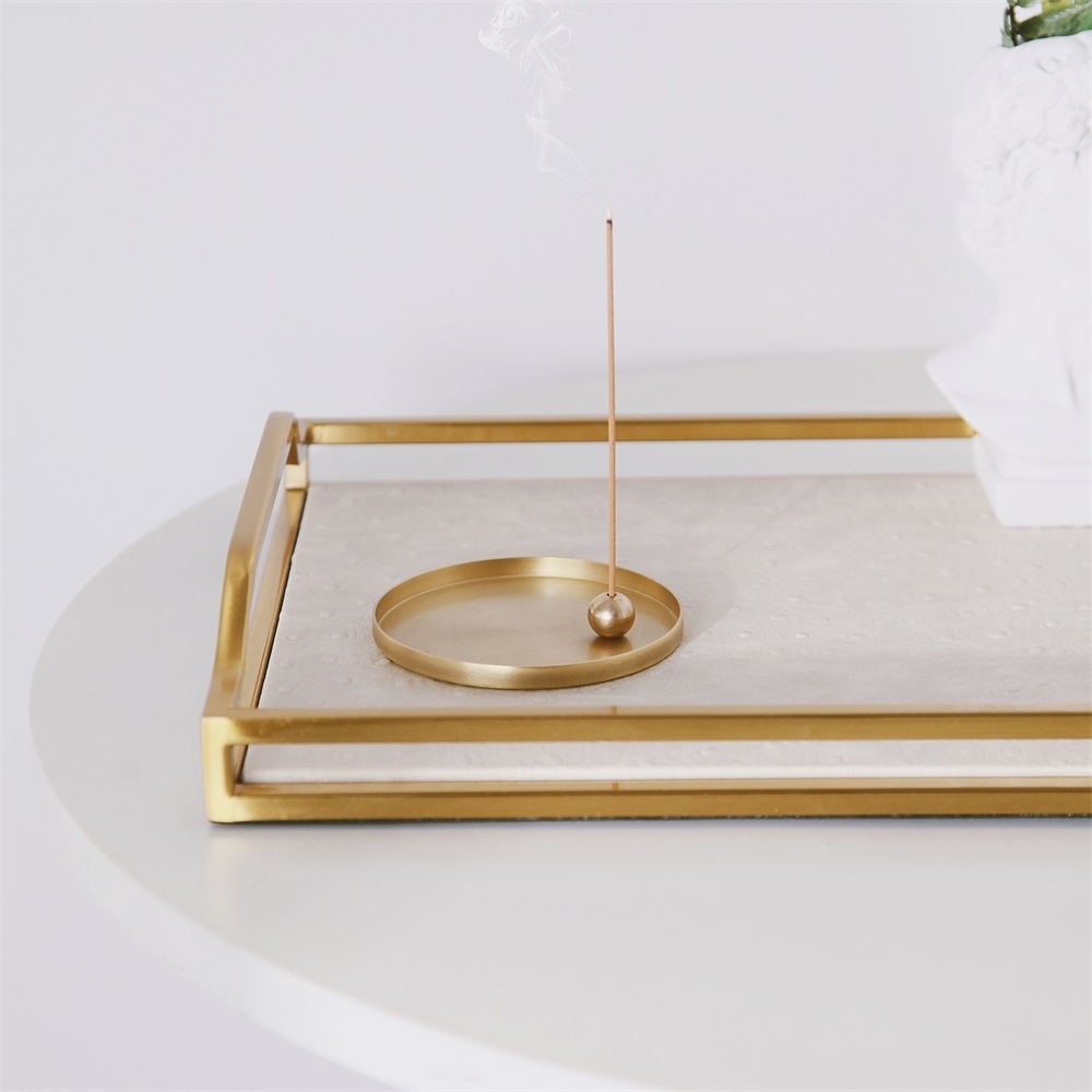 MAXERY Antique Brass Square Ladder Incense Stick Holder Incense Burner At Very Low Price