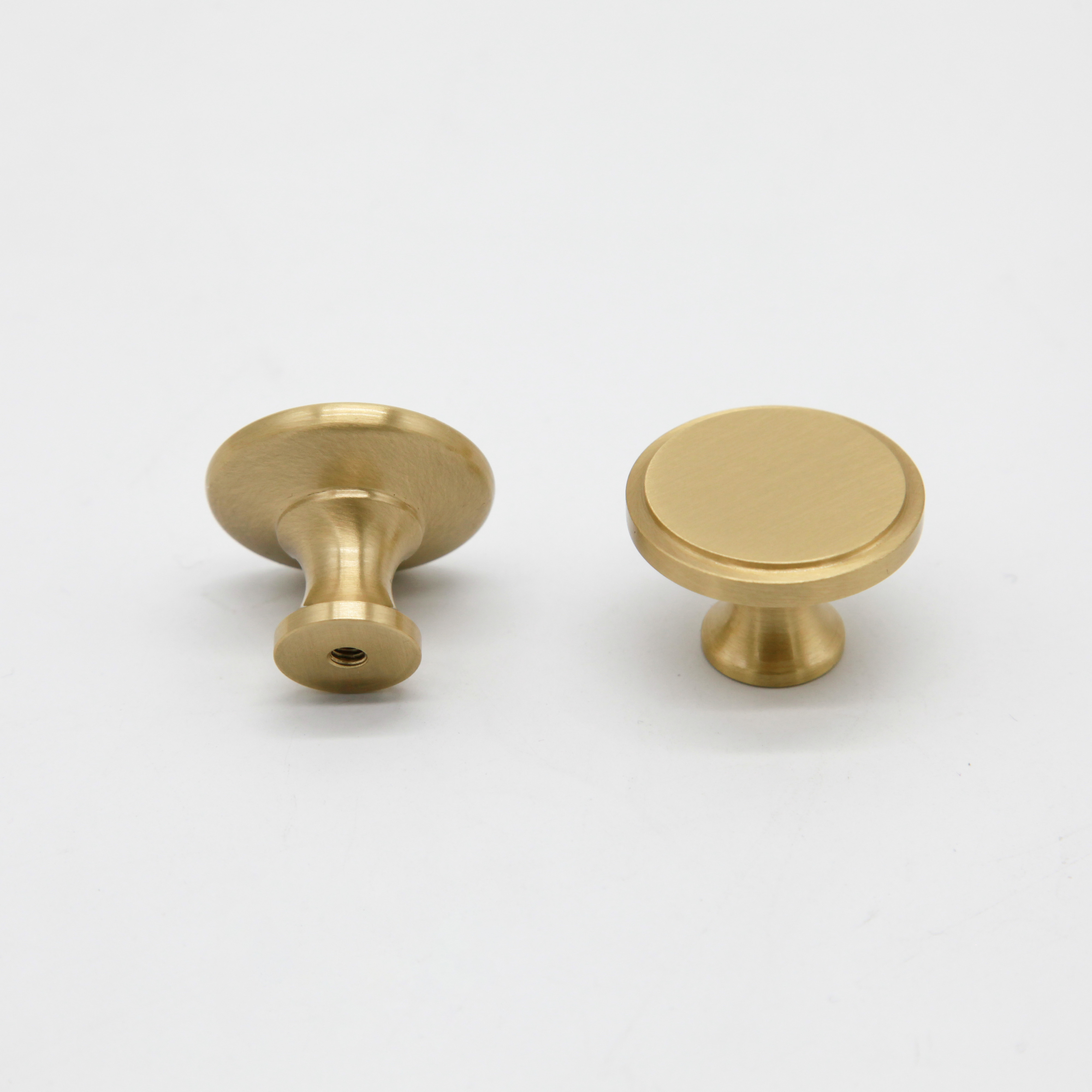 Maxery  Brushed Brass Cabinet Knobs Gold Drawer Knobs for Cabinet and Dresser Drawers Gold Cabinet Hardware