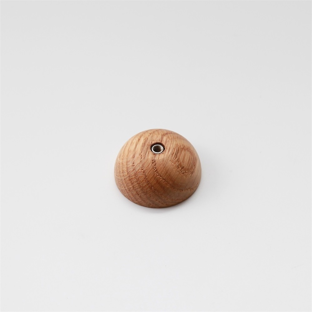 MAXERY Good Selling Natural Wooden Cabinet Drawer Door Knobs Pulls Solid Wood Handle Knob Drawer Pull for Bedroom Kitchen