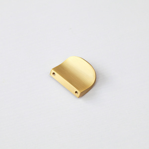 Maxery Simple Design Leaf Shape Brass Furniture Cabinet Handle New Creative Drawer Cabinet Door Wardrobe Furniture Hardware