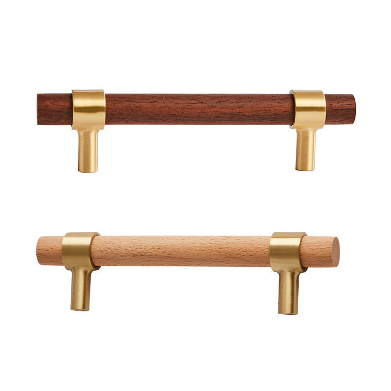 Wooden Handles Pull for Furniture Cabinet Wooden Replacement Door Handles Wooden Knobs