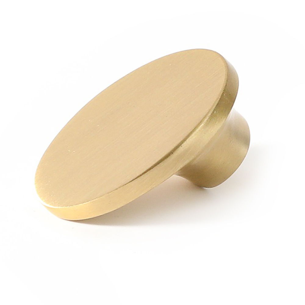 Maxery 2023 Hot Sale Oval Mini Cabinet Pulls Cute Brass Pulls High Quality Cabinet Drawer Knobs and Pull