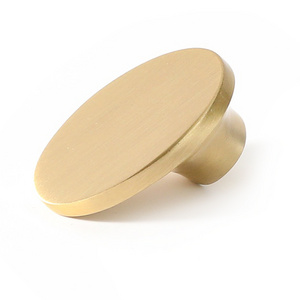 Maxery 2023 Hot Sale Oval Mini Cabinet Pulls Cute Brass Pulls High Quality Cabinet Drawer Knobs and Pull