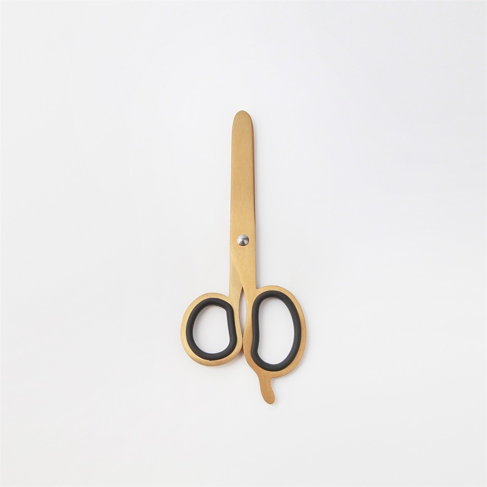 MAXERY Gold Scissors Tailor Fabric Paper Cutting Tools, Multipurpose Craft Scissors Shears for Home Office Use