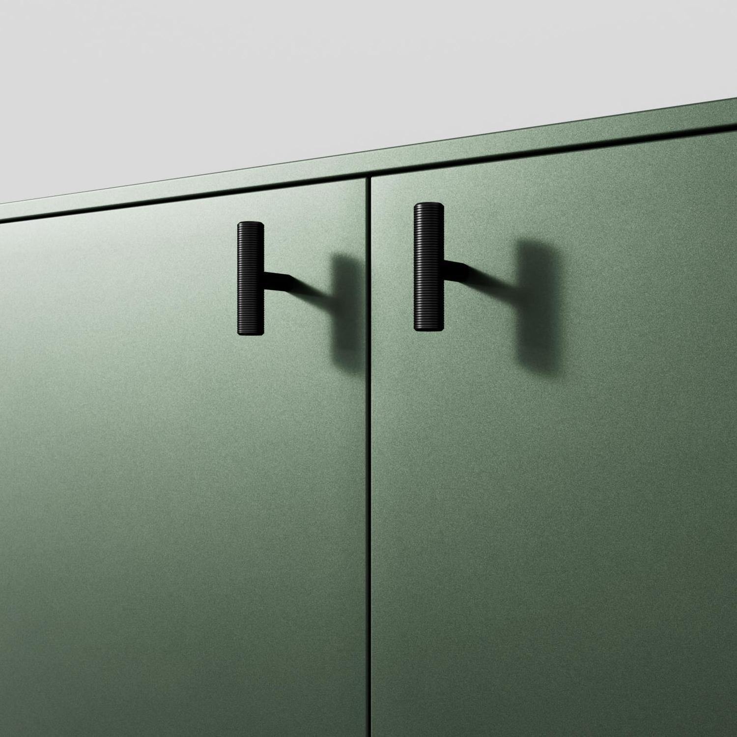 Maxery Luxury Kitchen Pull  Matte Black Cabinet Handles T bar Furniture Hardware with Different Size for Home Hotel