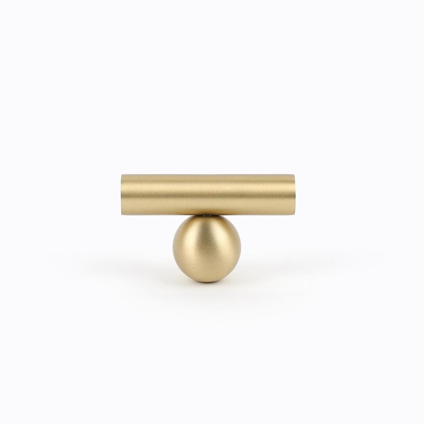 Maxery Unique Design Cabinet Handle Solid Brass Drawer Pull Cute Small Ball Furniture Hardware with Different Size for Decor