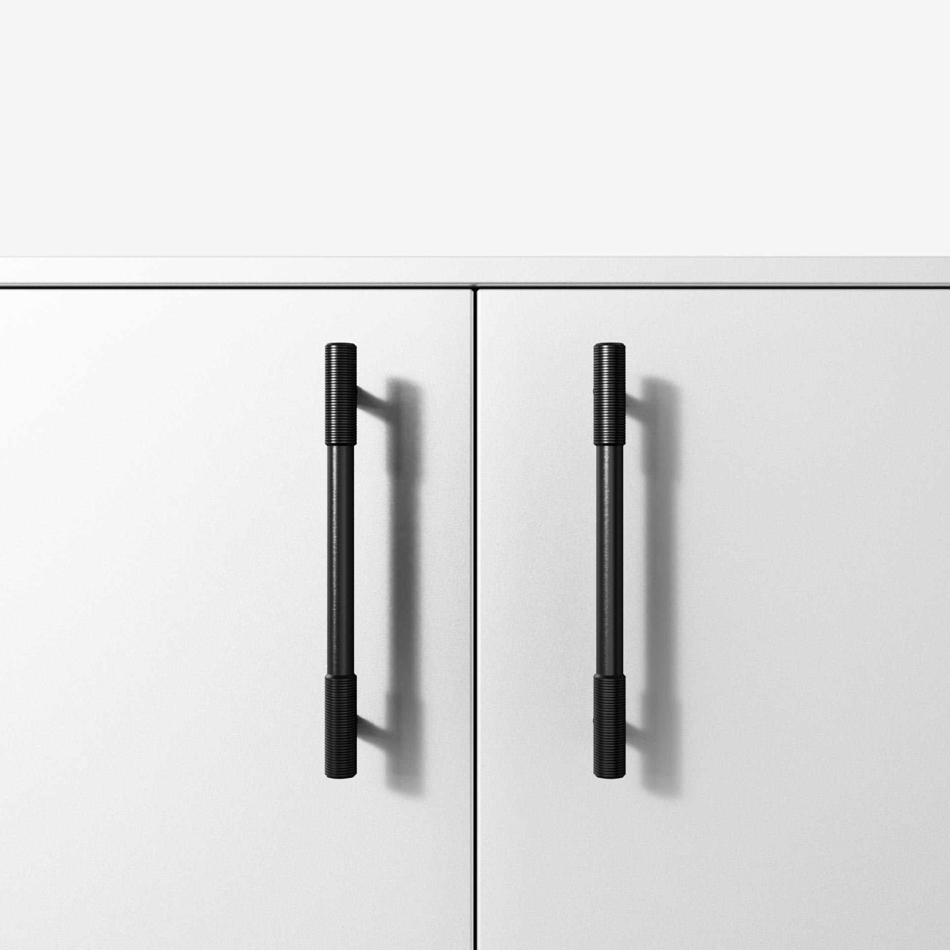 Maxery Luxury Kitchen Pull  Matte Black Cabinet Handles T bar Furniture Hardware with Different Size for Home Hotel