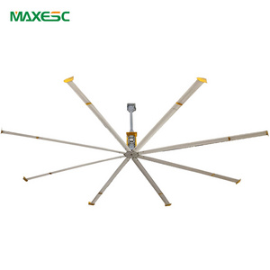 Maxesc OEM ODM Abanicos De Techo 24 Ft 5 Blade Big Large Modern Inverter Electric Industrial Ventilation Hvls Bldc Ceiling Fan