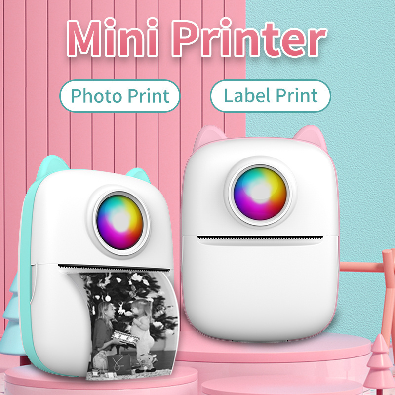 New Arrival Sticky Note 203Dpi Photo Inkless Portable Picture Note Text Printer Mini Thermal Printer For Kids