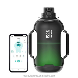 New arrival 44oz sports water bottles tracks water intake drinking bottle tritan sguai smart water bottle with app