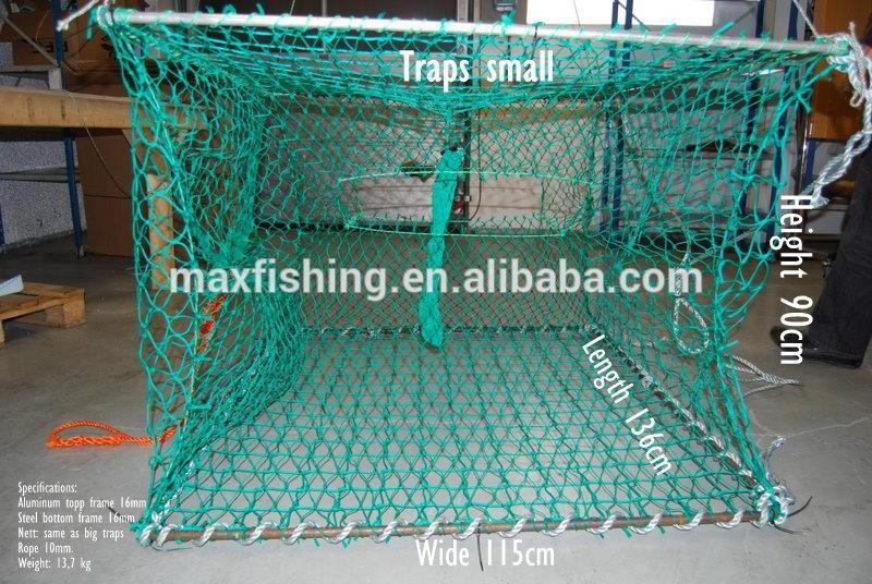 Green Fishing king crab trap